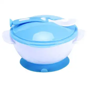 Baby Cup Bowl with Spoon-Sky Blue Color-194A